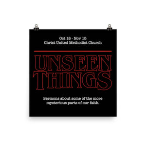 Poster "Unseen Things" Series
