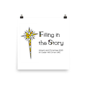 Poster "Filling In The Story" Series